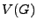 $ V(G)$